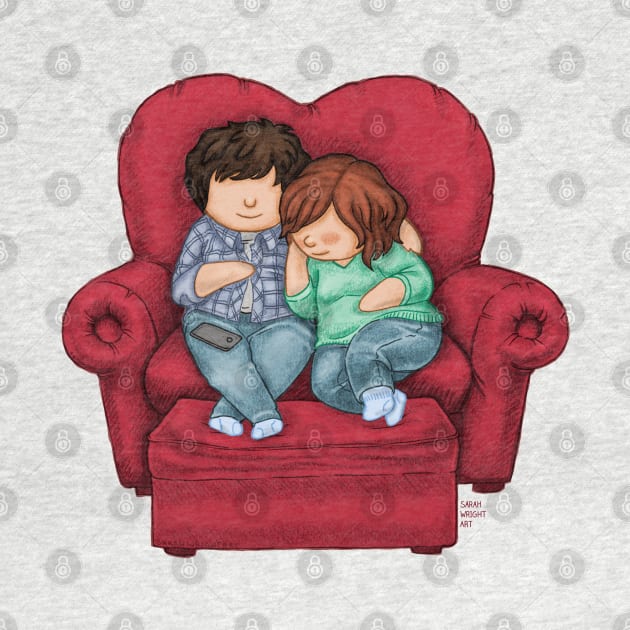 Cuddle Buddies by SarahWrightArt